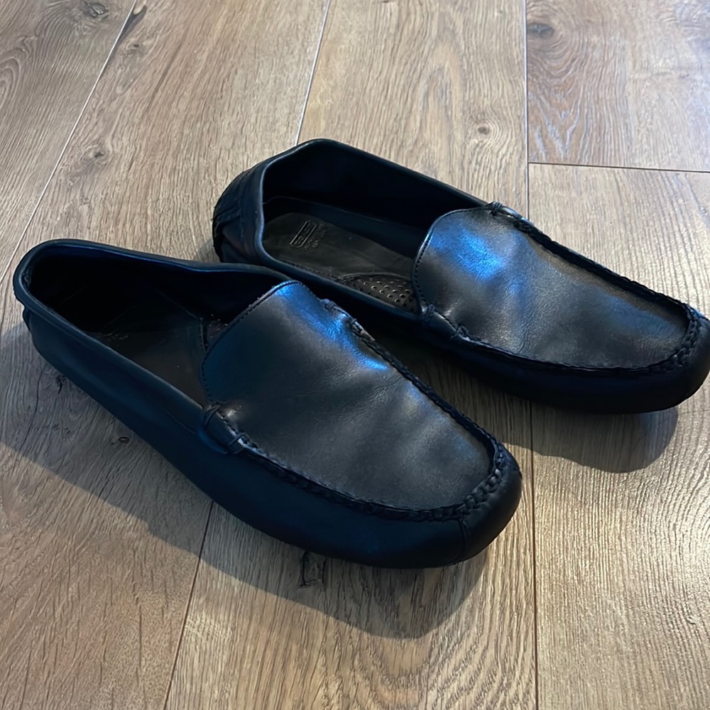 Coach Leather Slip-ons